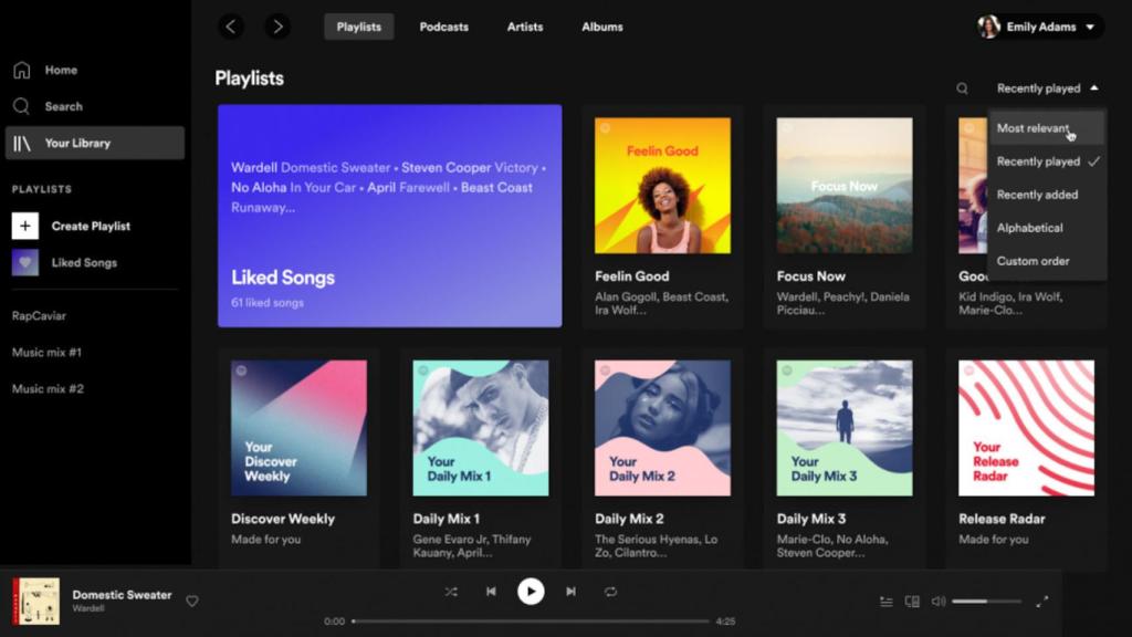 Nueva app de Spotify