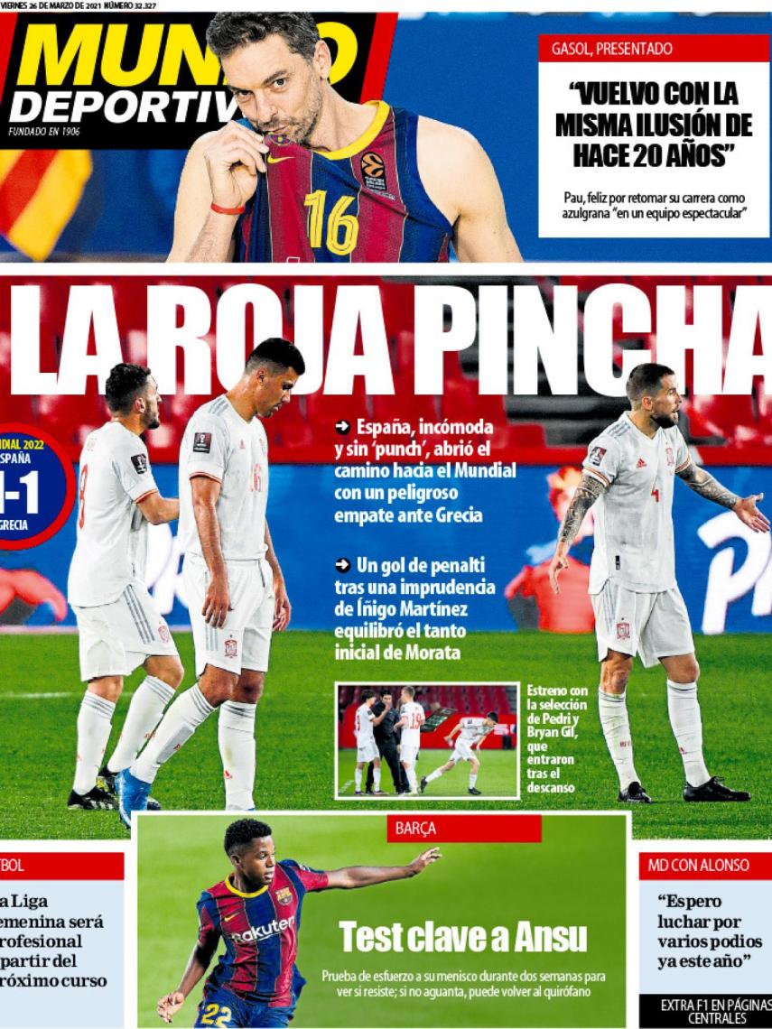 Portada Mundo Deportivo