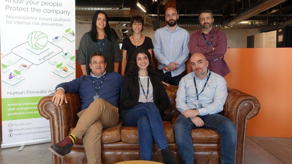 Parte del equipo que trabaja en la startup Kymatio.