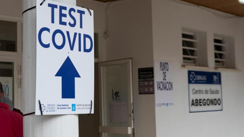 Cribado de coronavirus en el municipio coruñés de Abegondo.