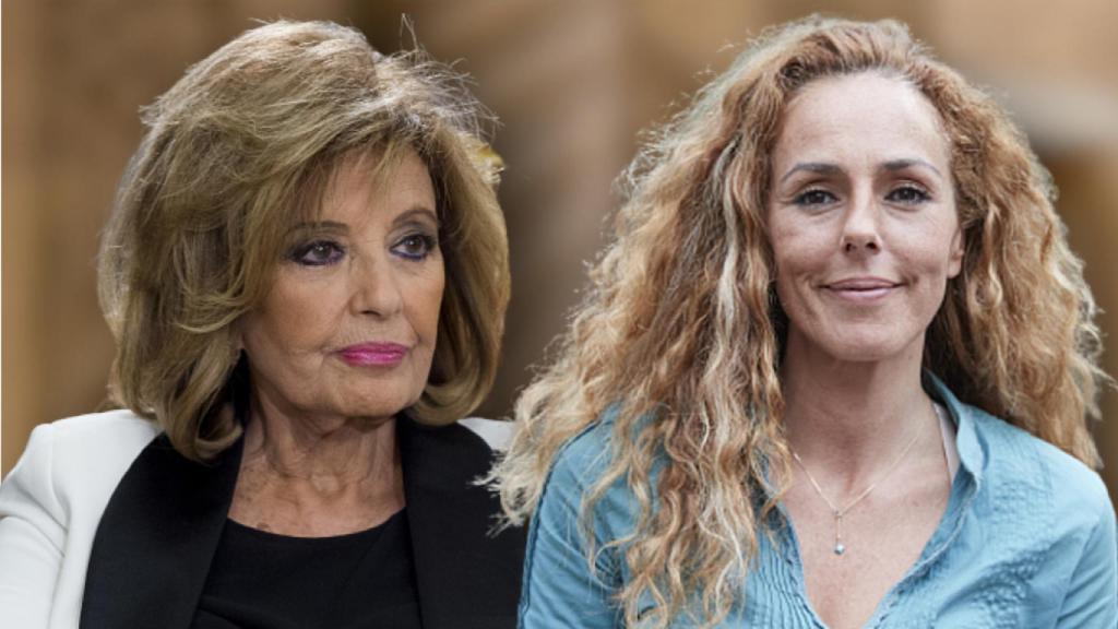 María Teresa Campos y Rocío Carrasco, en un fotomontaje de JALEOS.