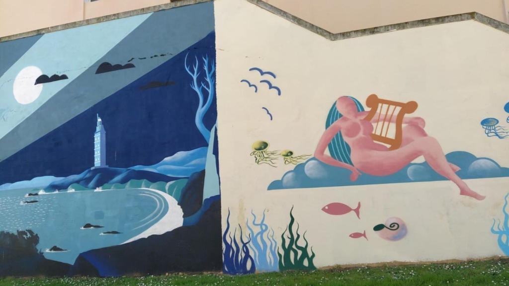Mural en Labañou