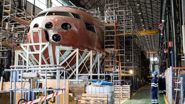 Primera unidad de la serie de submarinos S-80.