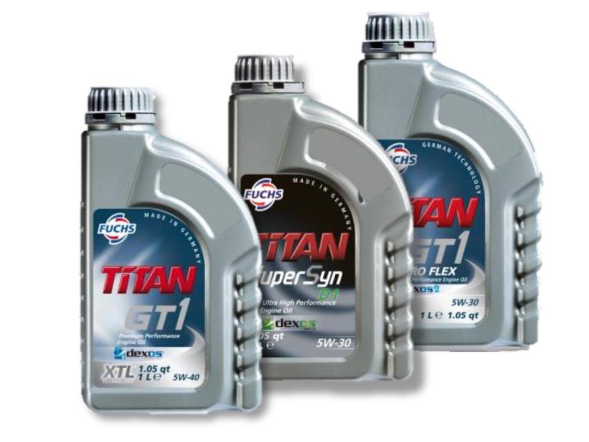 Gama de lubricantes de Fuchs.