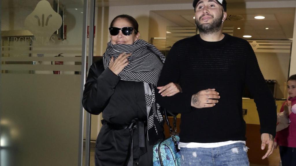 La cantante junto a su hijo Kiko en una imagen fechada en enero de 2018.