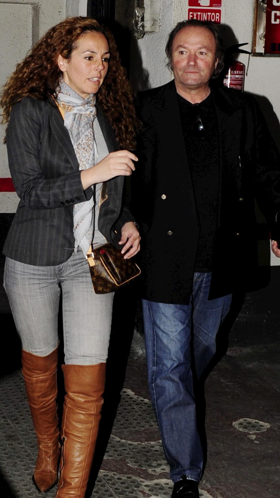 Rocío y su tío Amador en una imagen de archivo.