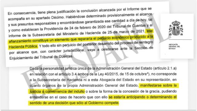 Escrito de la Abogacía del Estado./