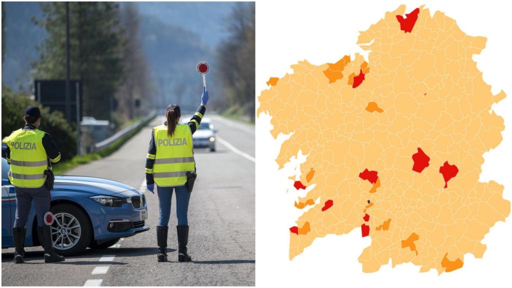 Este es el mapa de Galicia de movilidad, hostelería y restricciones que está en vigor