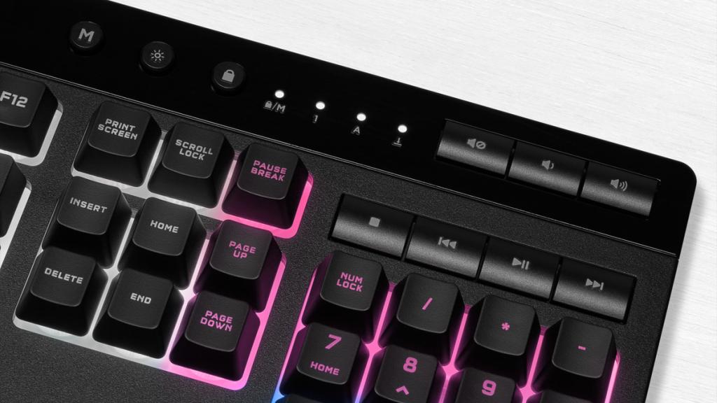 Teclas especiales del K55 RGB Pro XT