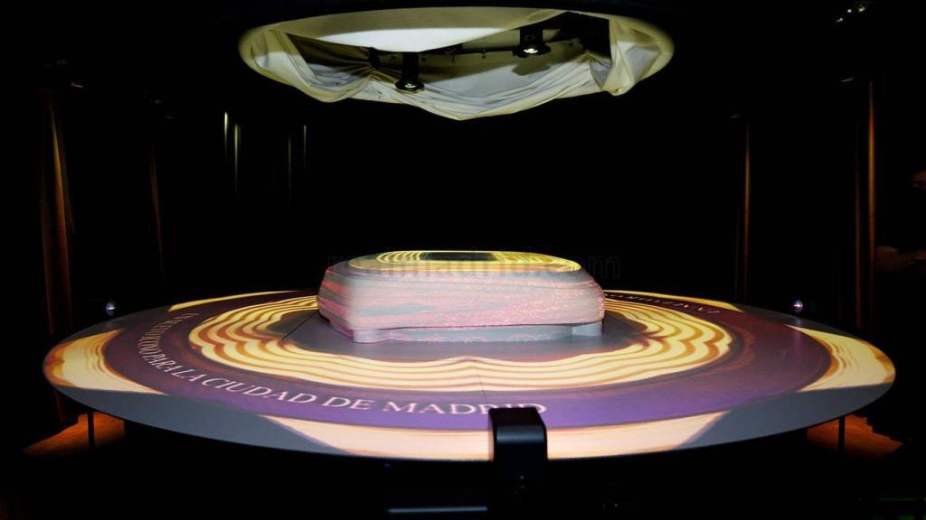 Maqueta del nuevo estadio Santiago Bernabéu