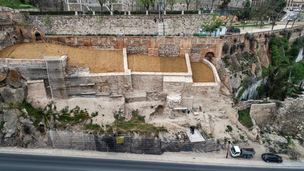 Vista general de los restos hallados.