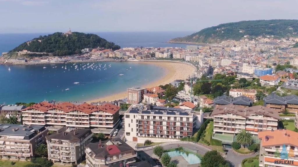 Vista panorámica de la ciudad de San Sebastián.