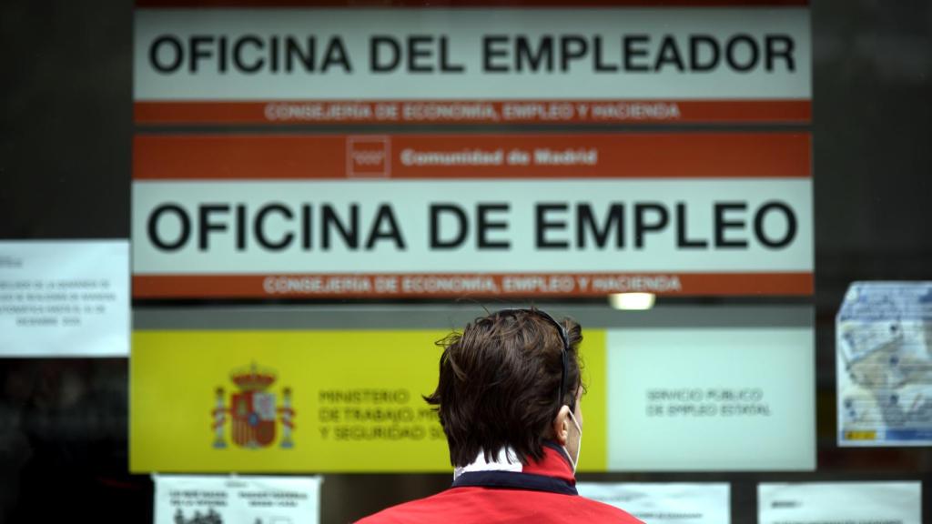Una oficina de empleo, en Madrid.