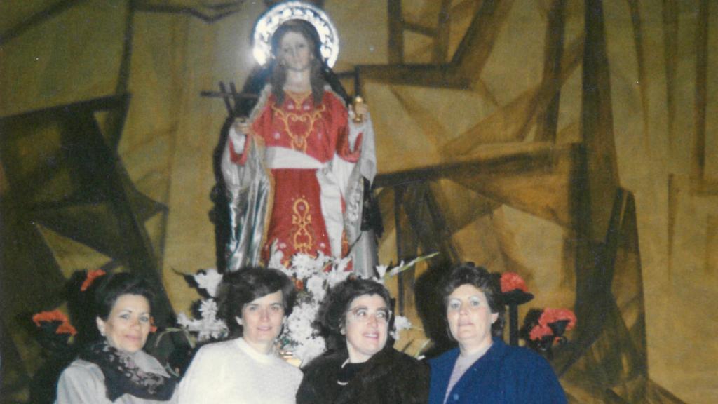 Las fundadoras de la cofradía de La Magdalena en Albacete.