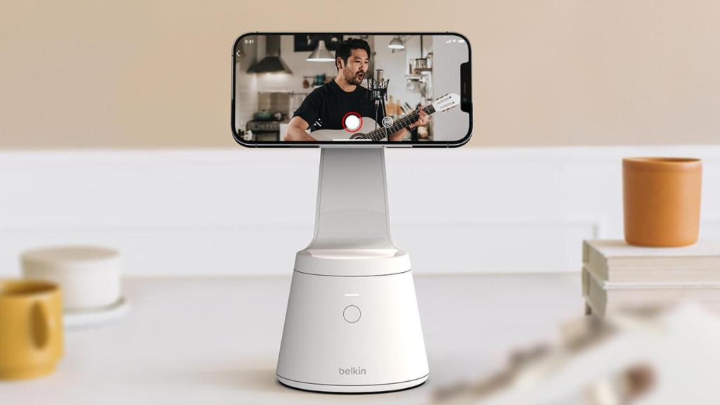 Así es el nuevo soporte para iPhone de Belkin.