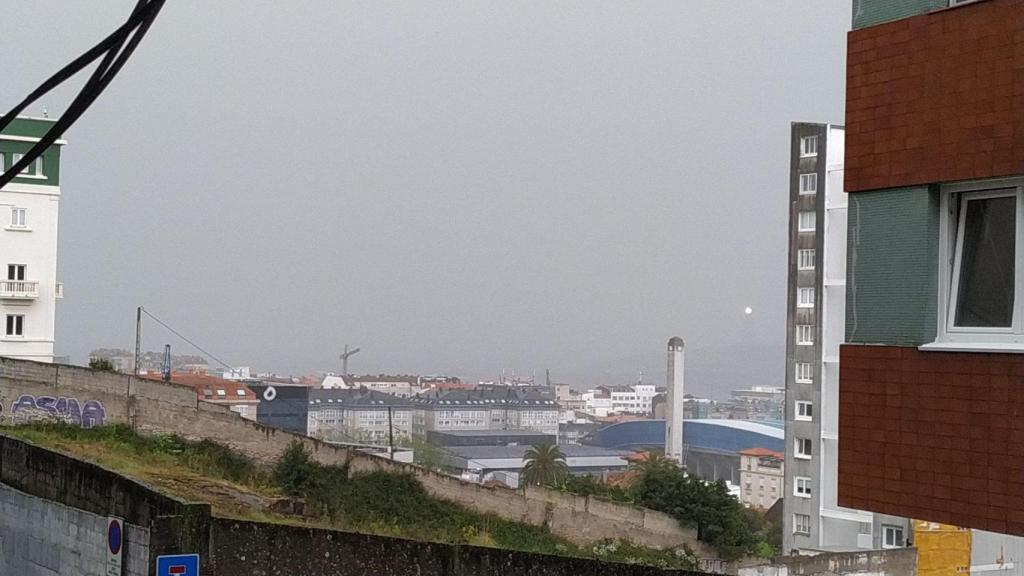 Tormenta sobre A Coruña.
