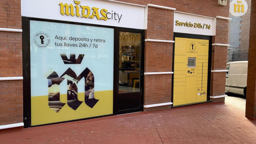 Imagen de los nuevos depósitos de llaves que está implementando Midas.