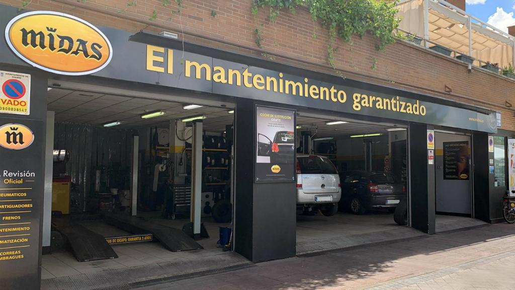 Imagen de un taller de Midas.