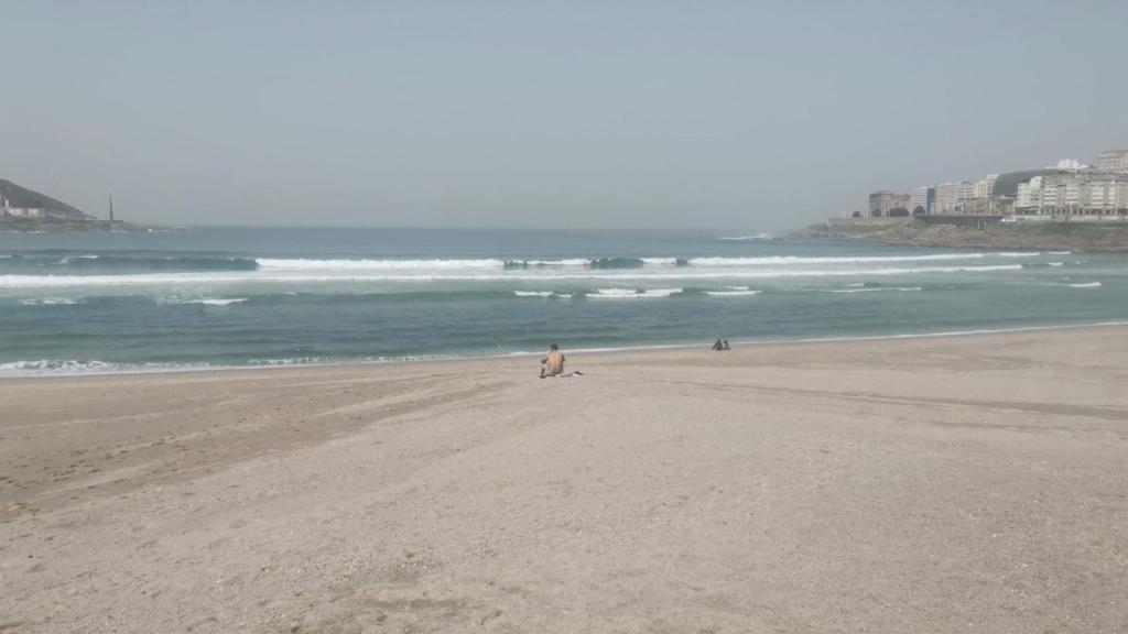 sol playa orzán tiempo calor