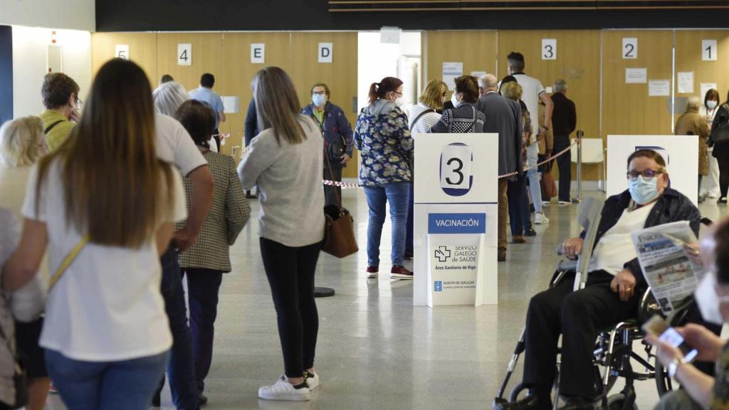 Vacunación Covid en Vigo.