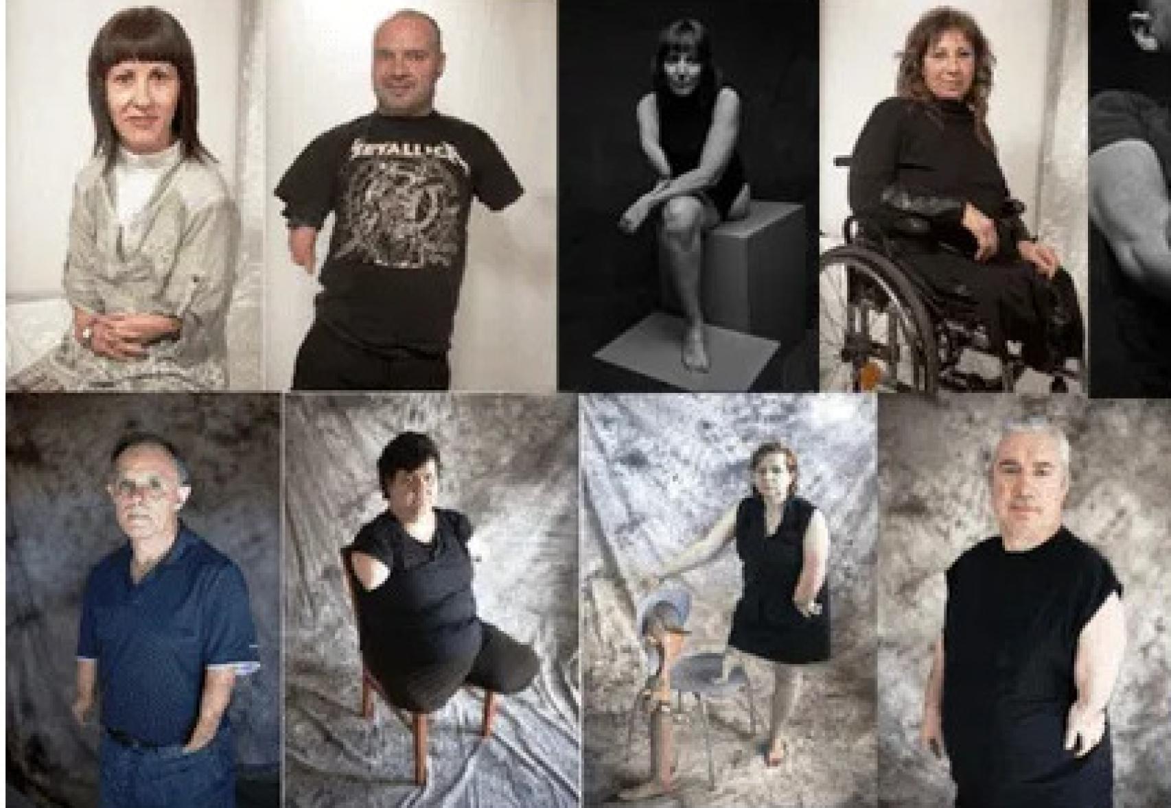 Algunos de los afectados por la talidomida que son socios de Avite.