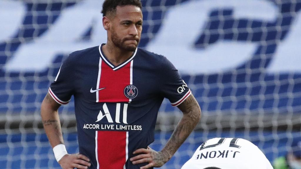 Neymar Júnior, durante un partido del PSG en la Ligue-1 en la temporada 2020/2021