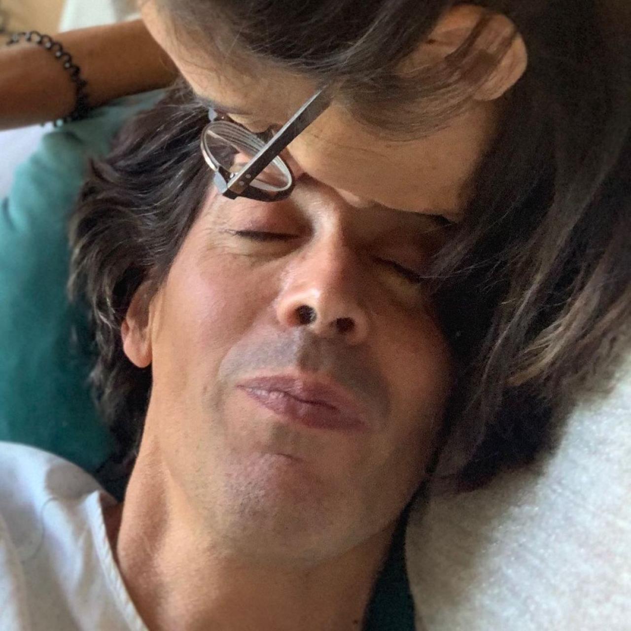 Antonio en una foto compartida por Paz después de su muerte, para felicitarle por el que hubiera sido su cumpleaños.