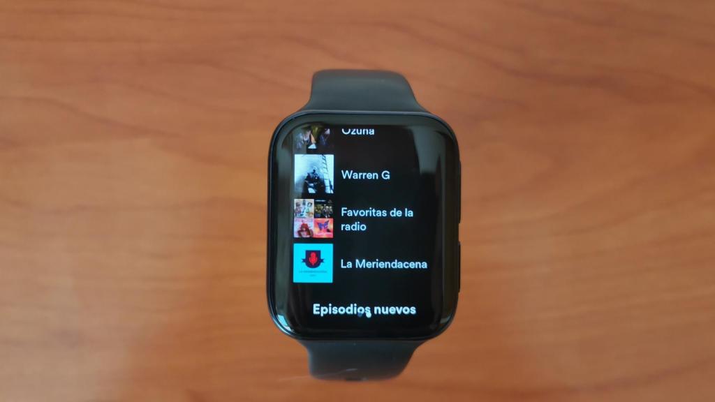 Spotify en Oppo Watch 46mm