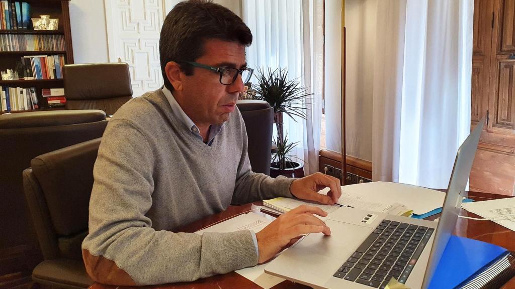 El presidente de la Diputación de Alicante, Carlos Mazón (PP).