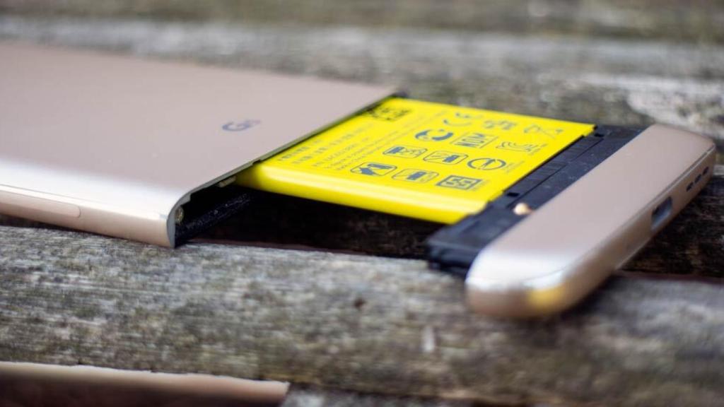 Batería extraíble el LG G5
