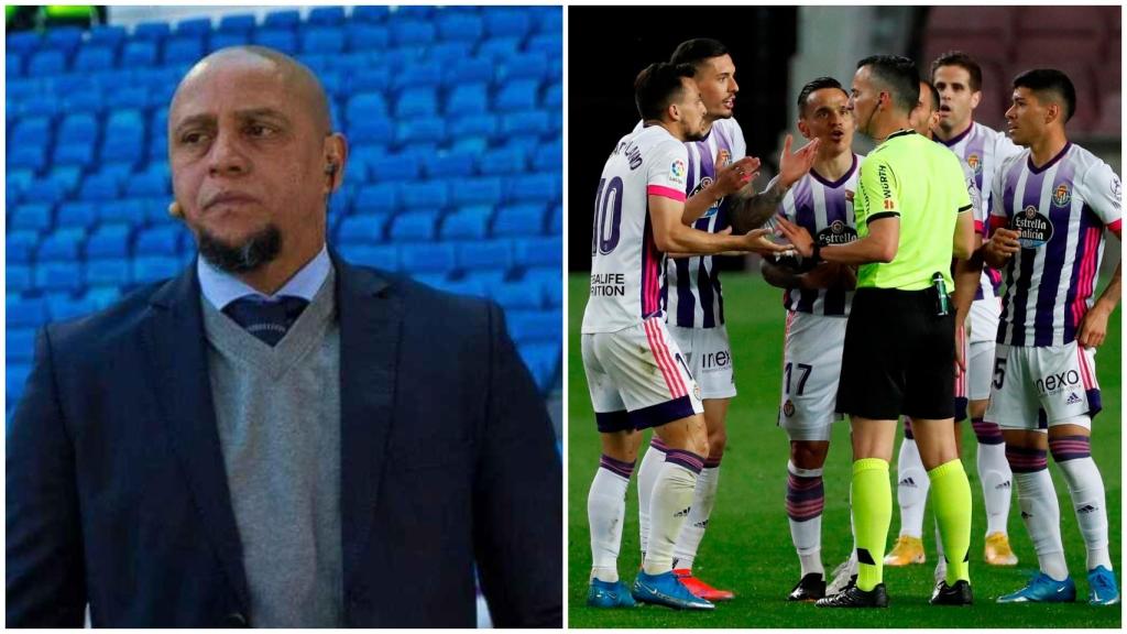 Roberto Carlos y el Barça - Valladolid