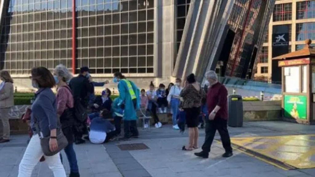 Los hechos han tenido lugar este martes en Plaza de Castilla, Madrid.