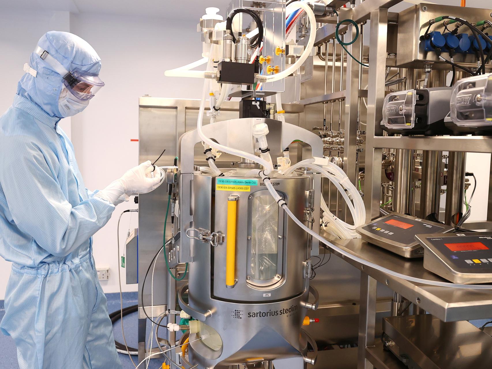 Imagen de la nueva planta de vacunas de BioNTech en Maburgo