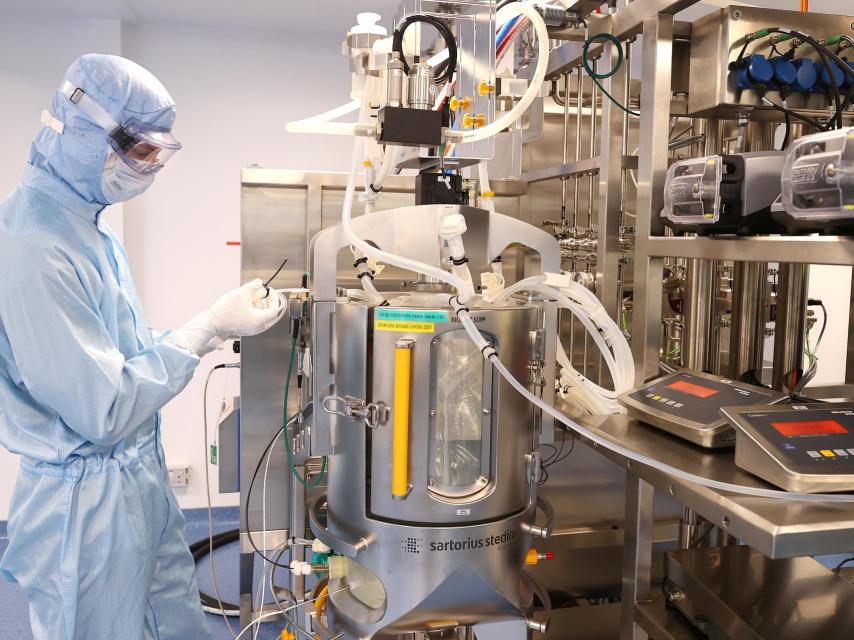 Imagen de la nueva planta de vacunas de BioNTech en Maburgo