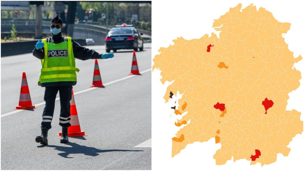 Este es el mapa de Galicia de movilidad, hostelería y restricciones que está en vigor