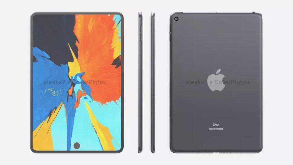 Render de la filtración del iPad mini.