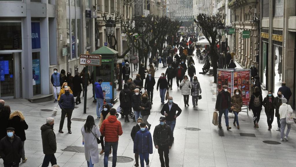 Calle del Paseo, en Ourense.