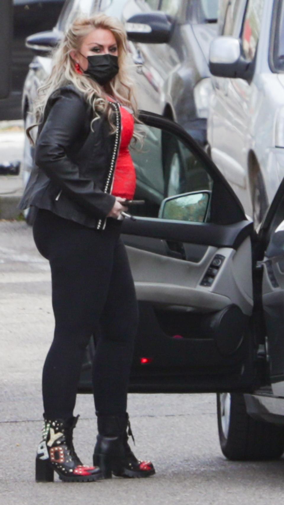 Raquel Mosquera el pasado 28 de marzo tras la emisión del documental de Rocío Carrasco.