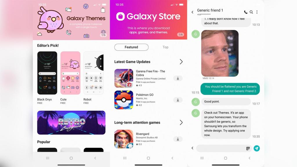 La aplicación tiene pullas claras a Apple.