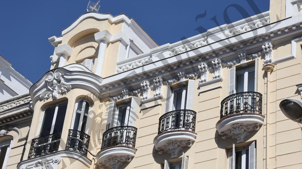 Fotografía del ático que ha adquirido el matrimonio en la Milla de Oro de Madrid.