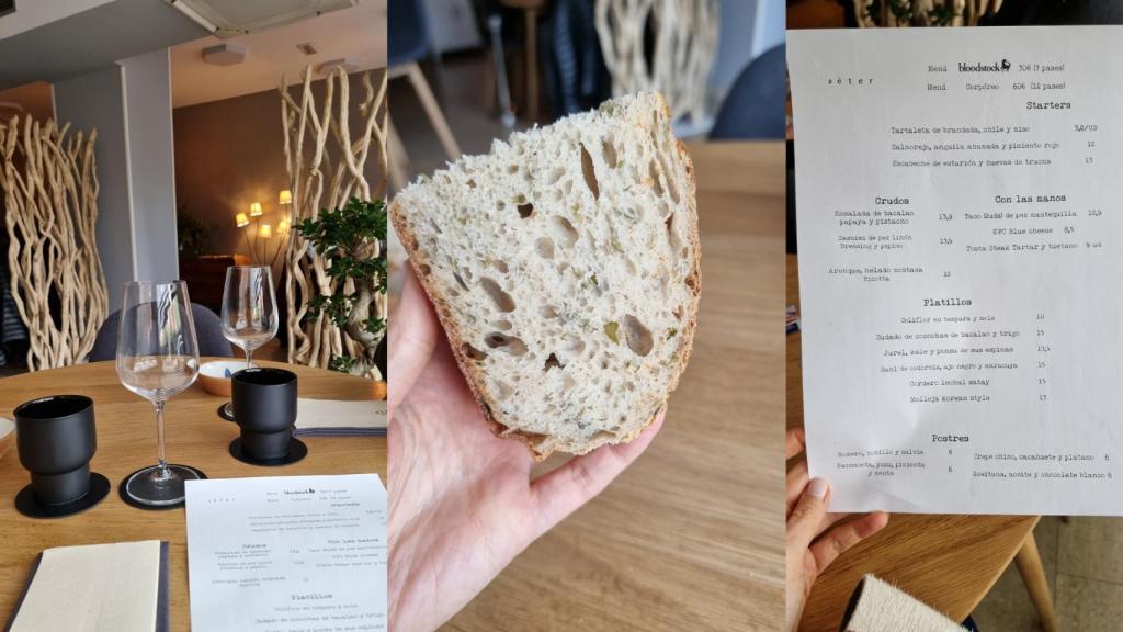 Carta, espacio y pan. Éter.