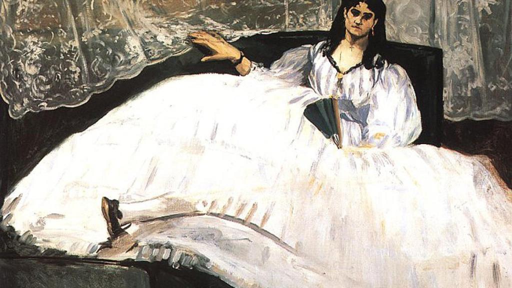 Retrato de Jeanne Duval, por Manet.