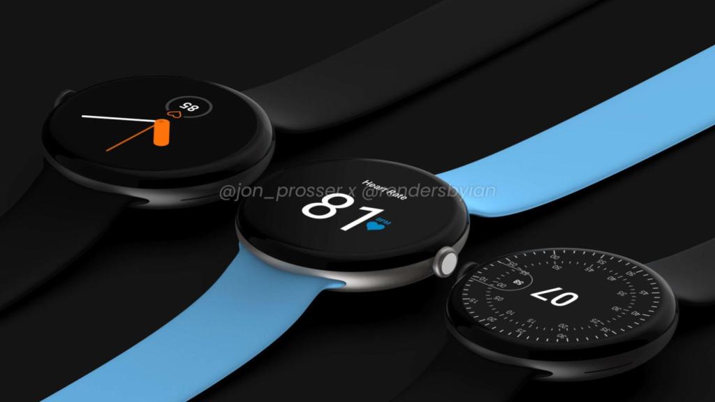 Posible diseño del Google Pixel Watch
