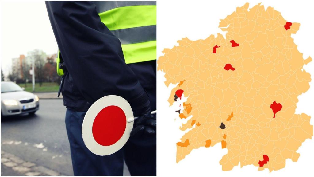 Este es el mapa de Galicia de movilidad, hostelería y restricciones que está en vigor