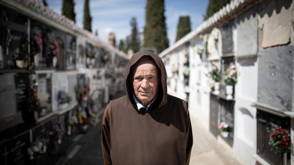 Fray Hermenegildo, superior de la congregación de los hermanos Fossores de Guadix (Granada).