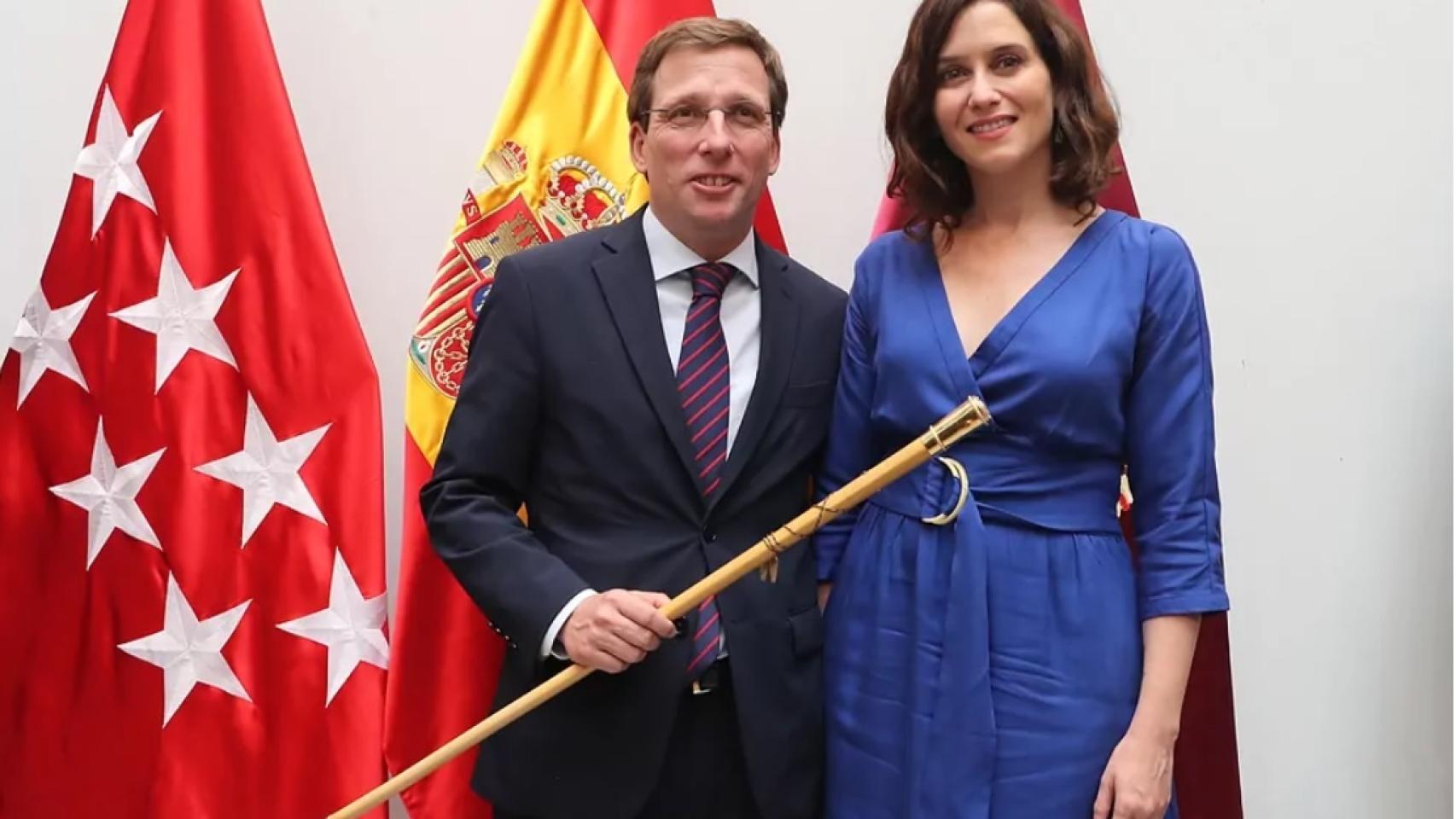 José Luis Martínez-Almeida e Isabel Díaz Ayuso.