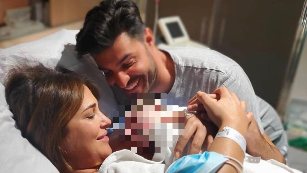 Esta es la imagen con la que Paula ha presentado a su bebé.