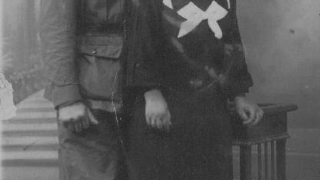 Jozef Gromada y su mujer albaceteña Isabel Almazán.