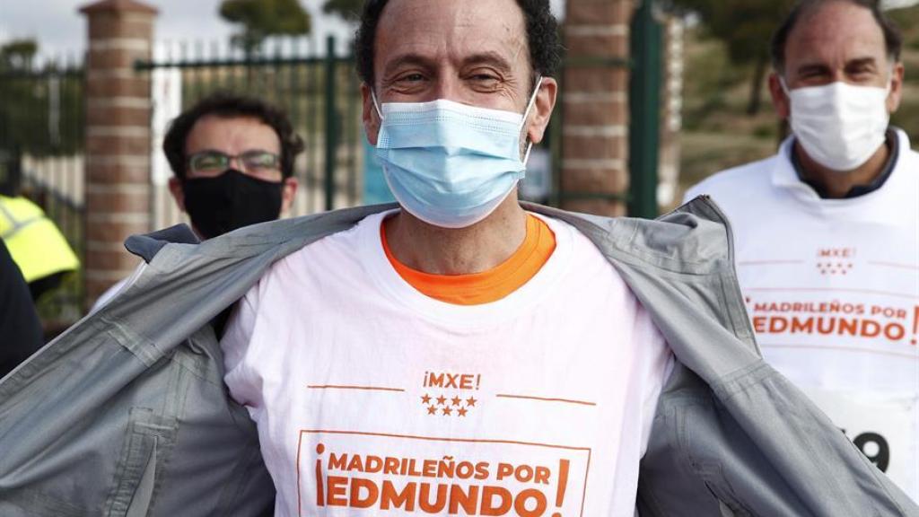Edmundo Bal, este domingo en la X Carrera Popular de Hortaleza.