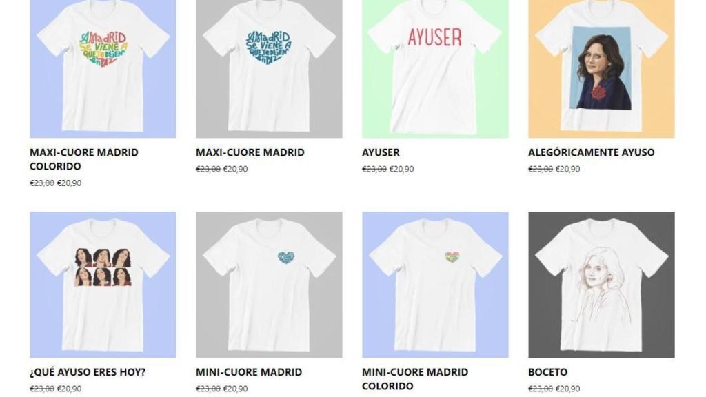 Camisetas a la venta en Ayushop.